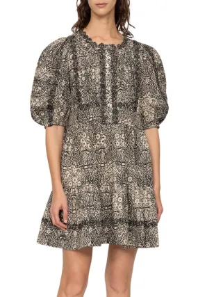 Sea Katrine Print Puff Sleeve Tunic Dress