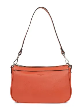 Shoulder bag 1 handle orange calfskin 462348