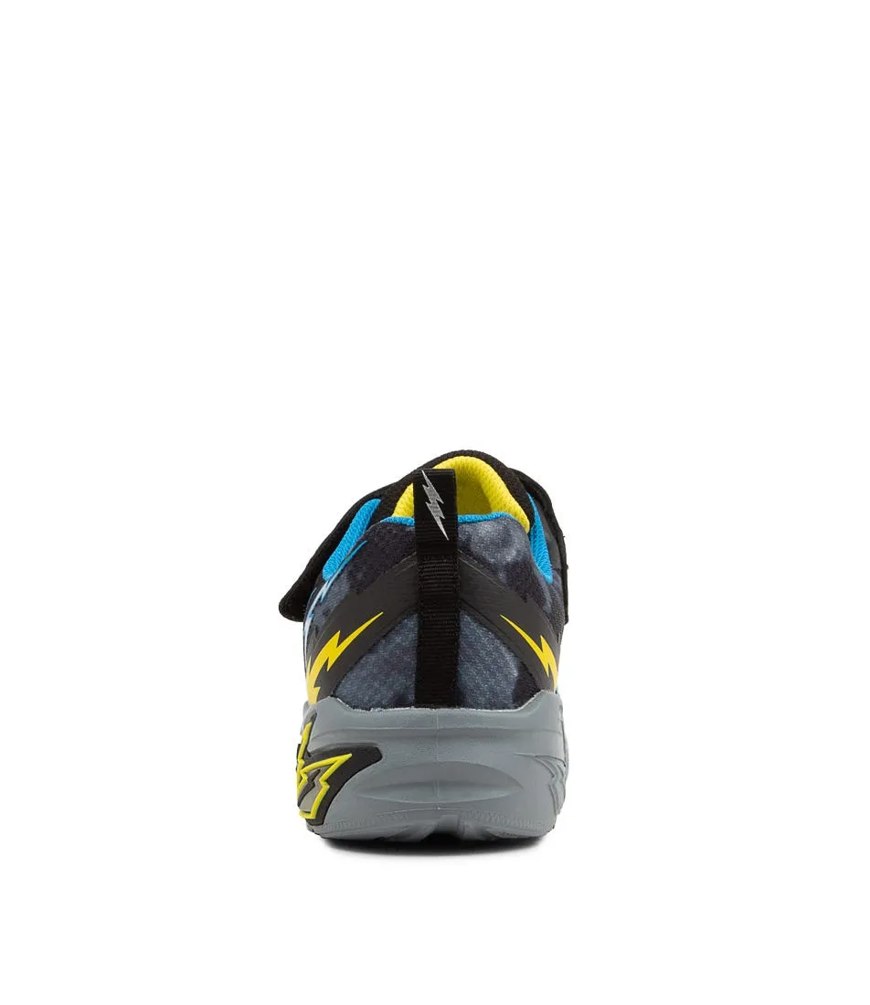 SKECHERS Light Storm 2.0 Jnr Black Blue Sneakers