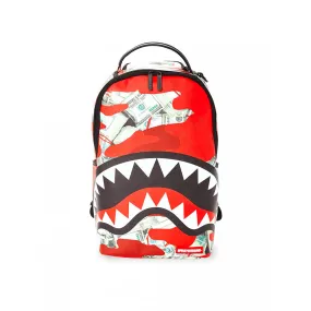 Sprayground Backpack Panic Attack Red 910B3100NSZ