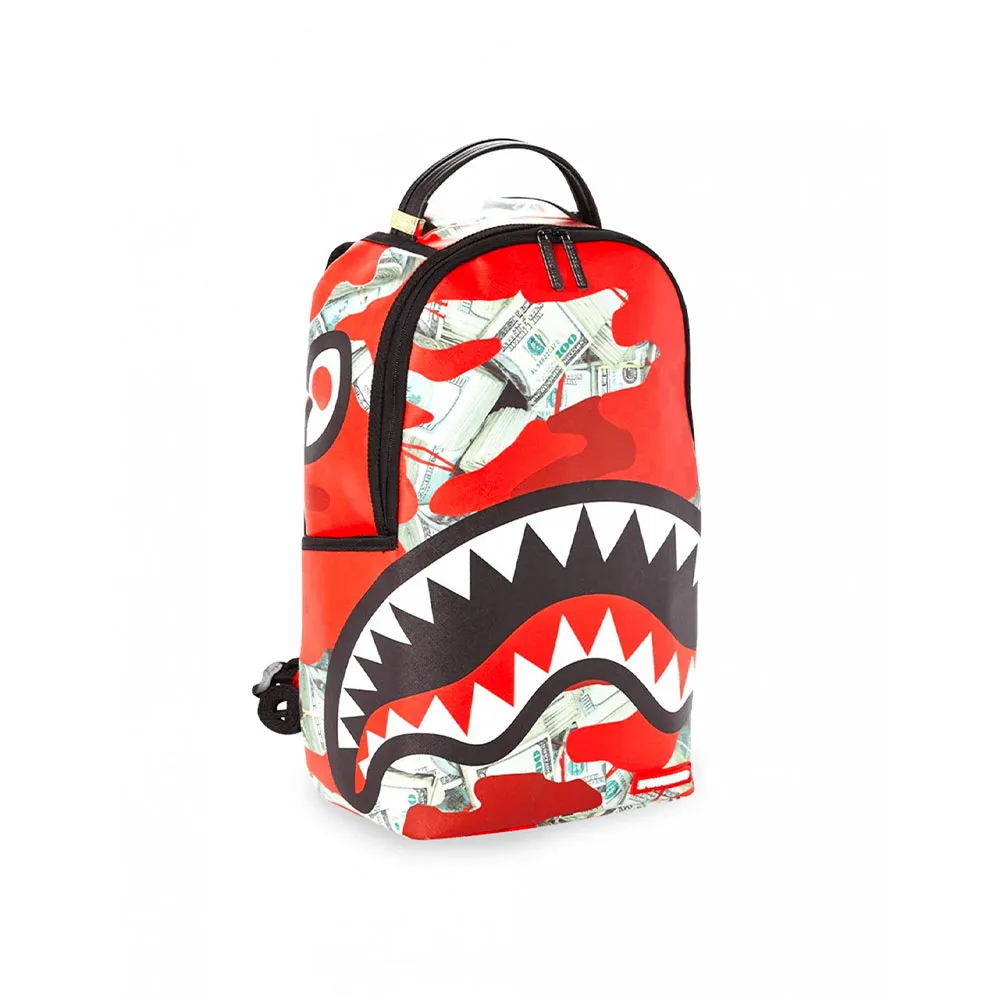 Sprayground Backpack Panic Attack Red 910B3100NSZ