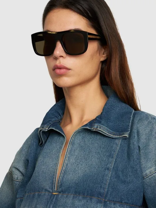 Stella McCartney   Squared acetate sunglasses 