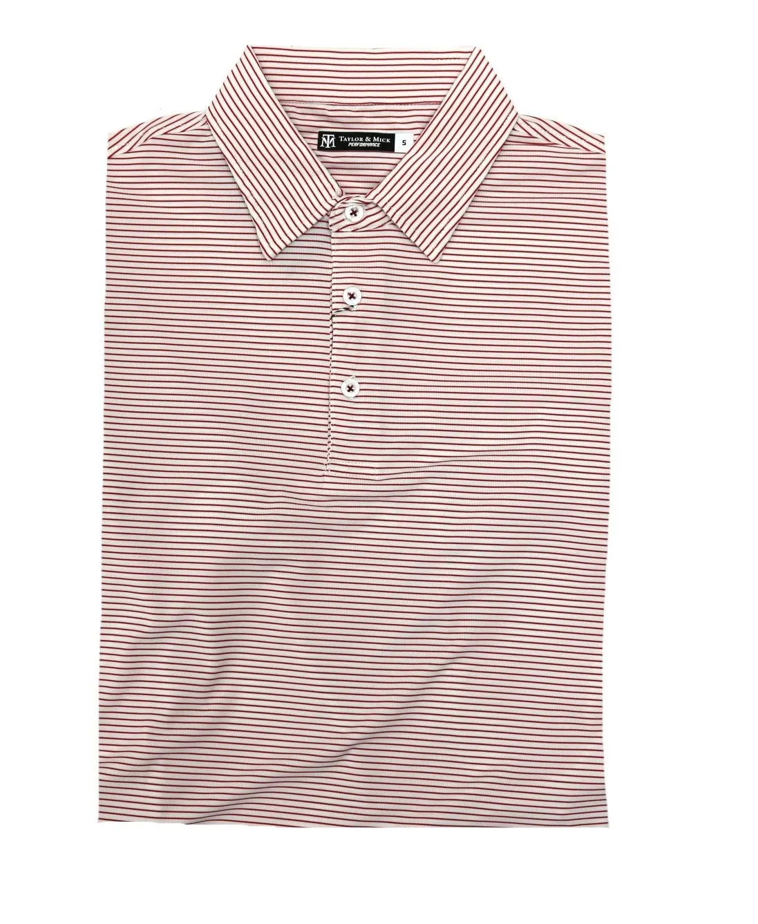 Taylor & Mick Single Stripe Performance Polo