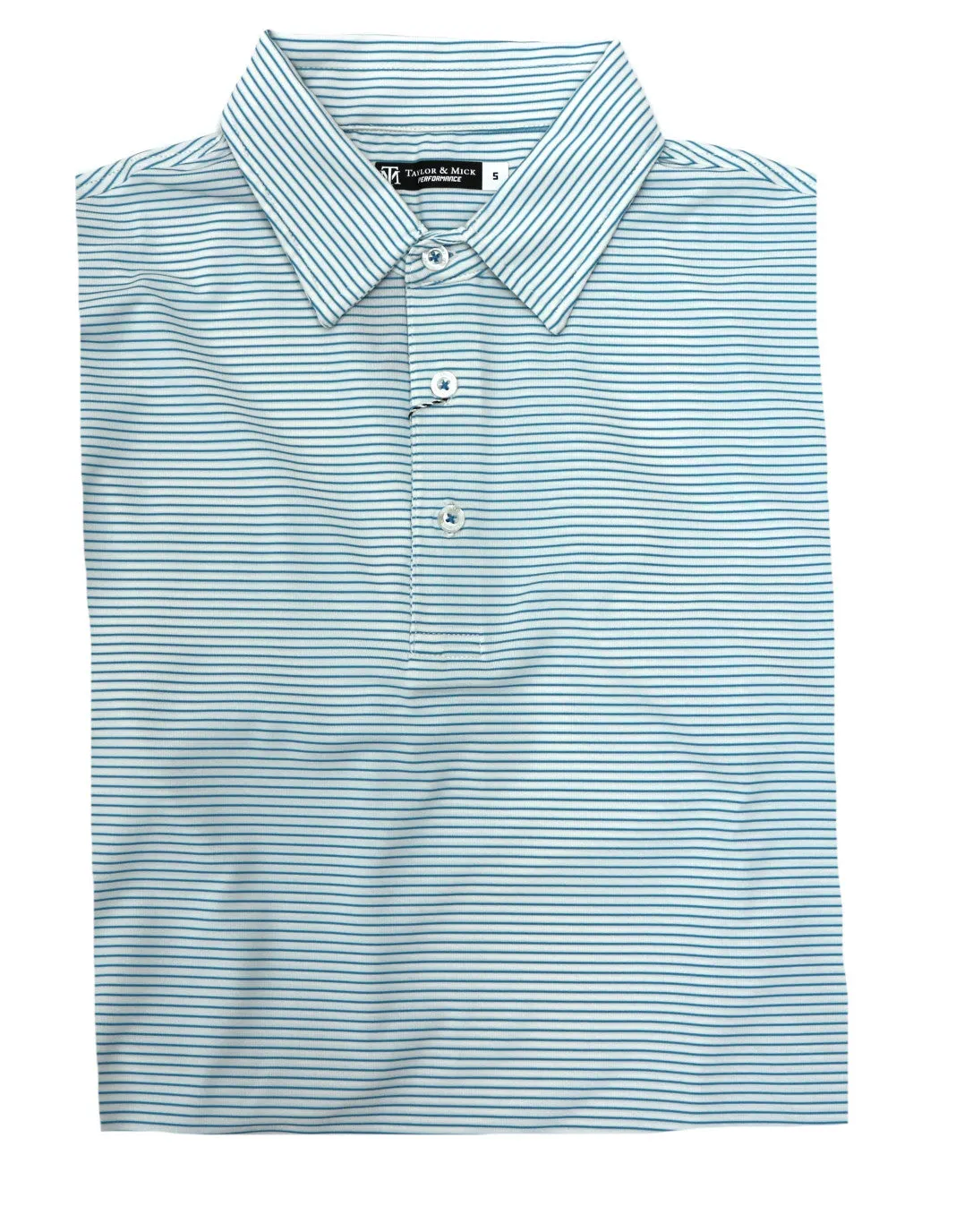 Taylor & Mick Single Stripe Performance Polo