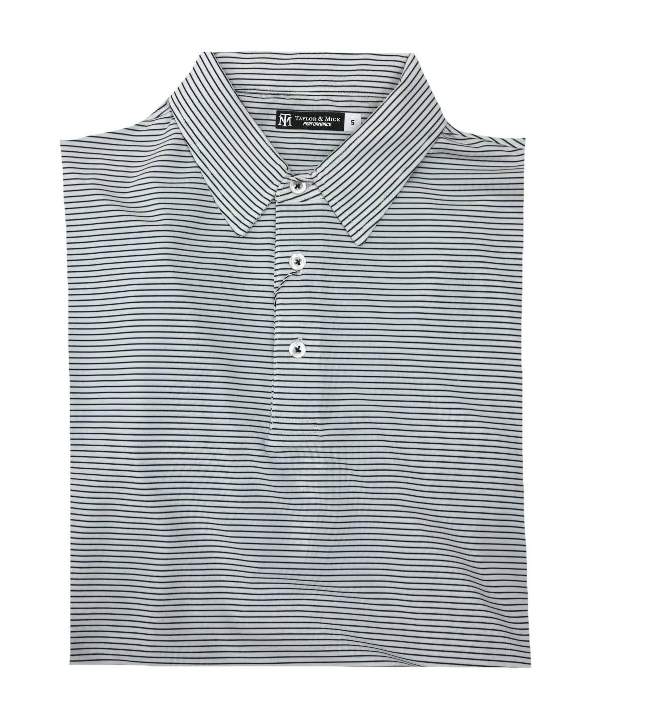 Taylor & Mick Single Stripe Performance Polo