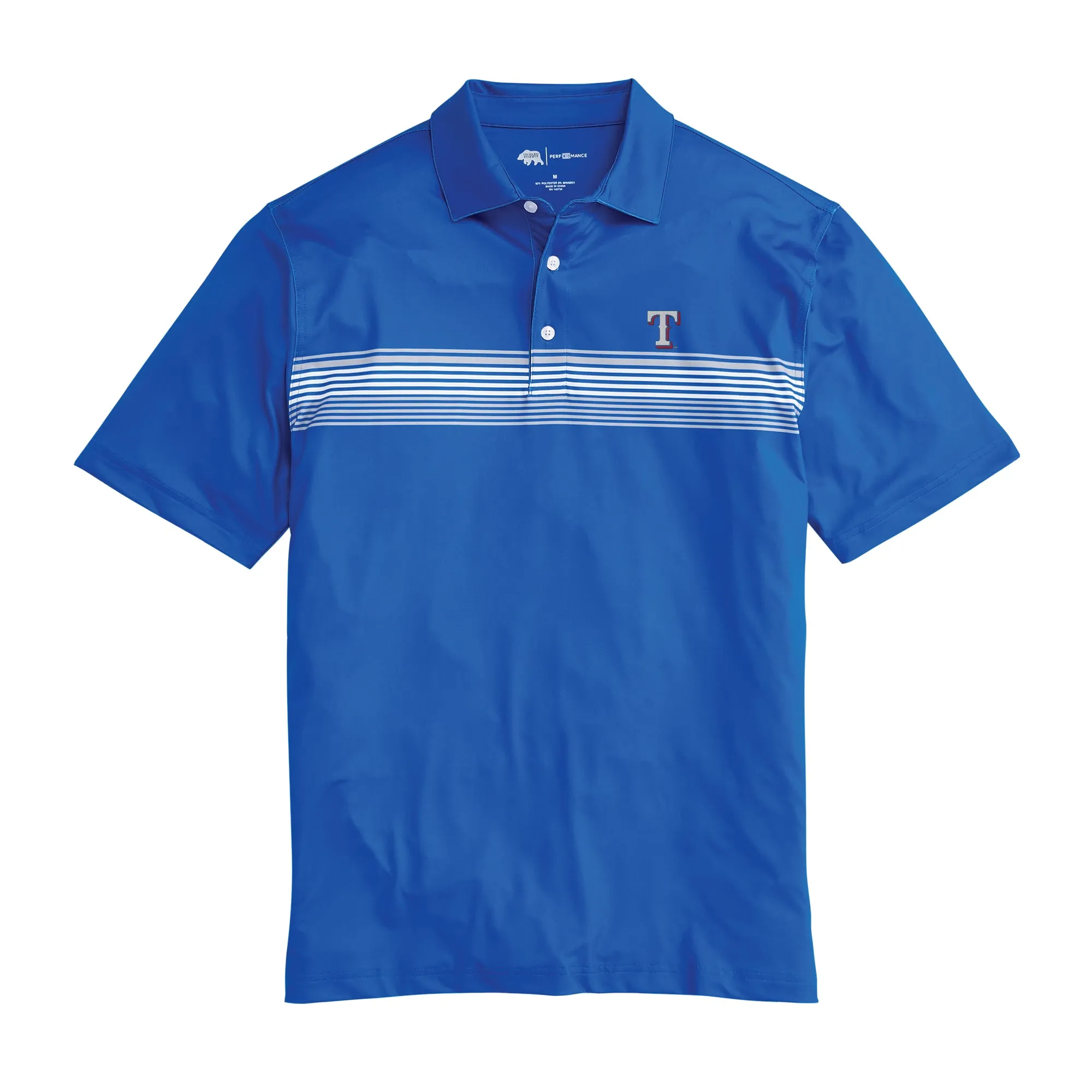 Texas Rangers Prestwick Printed Performance Polo