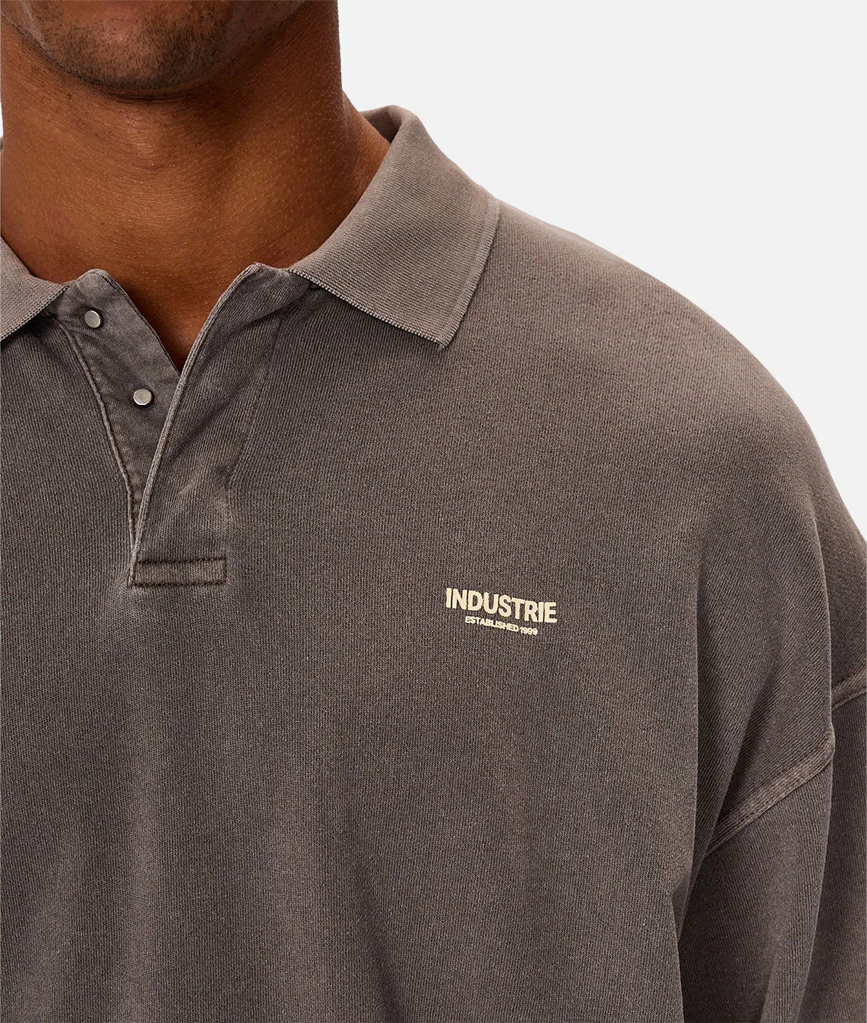 The Burbank Long Sleeve Polo - Fig