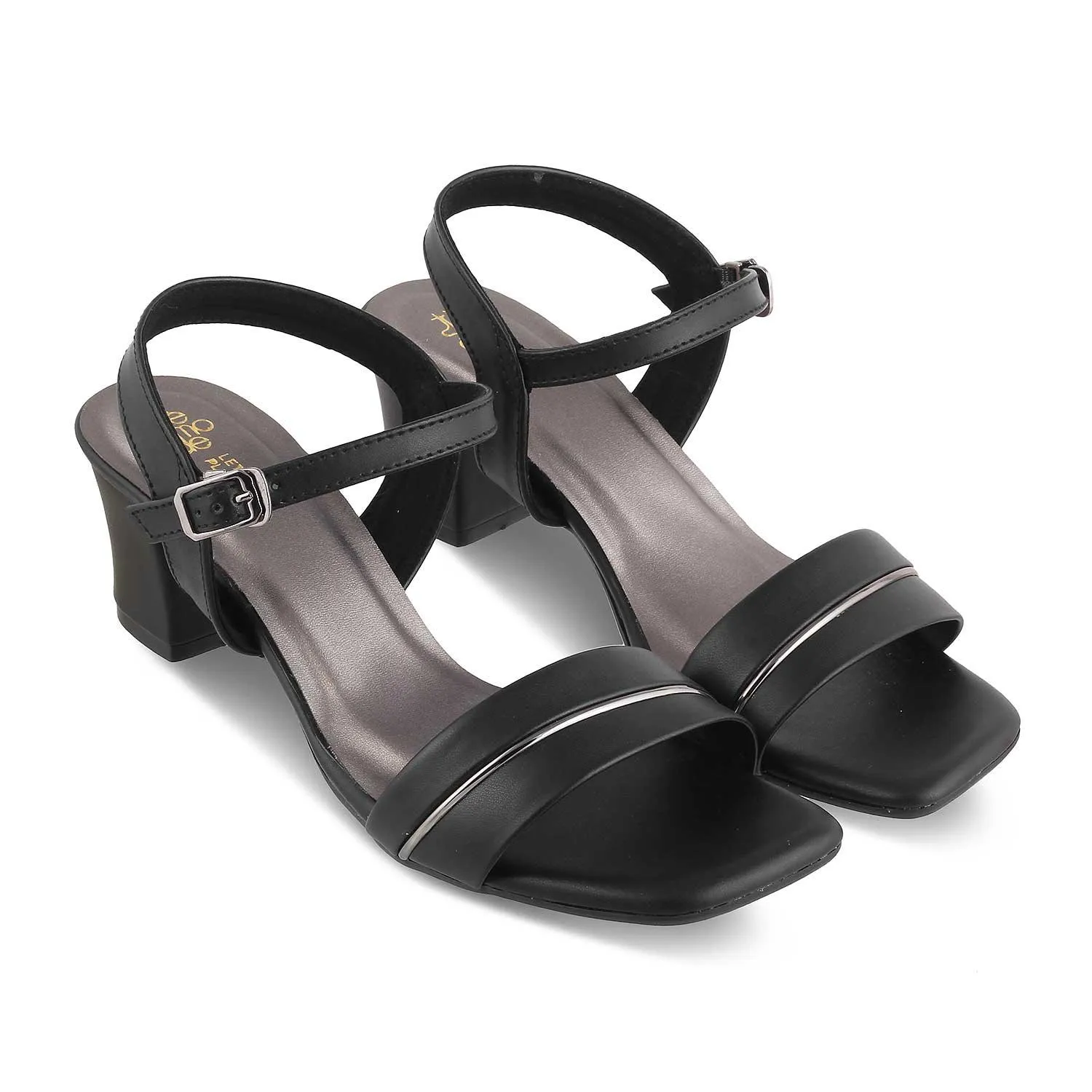 The Kachel Black Women's Dress Block Heel Sandals Tresmode