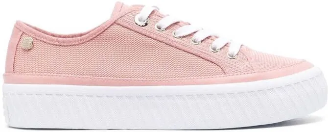 Tommy Hilfiger low-top platform sneakers Pink