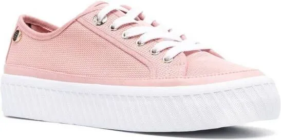 Tommy Hilfiger low-top platform sneakers Pink