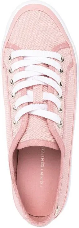 Tommy Hilfiger low-top platform sneakers Pink