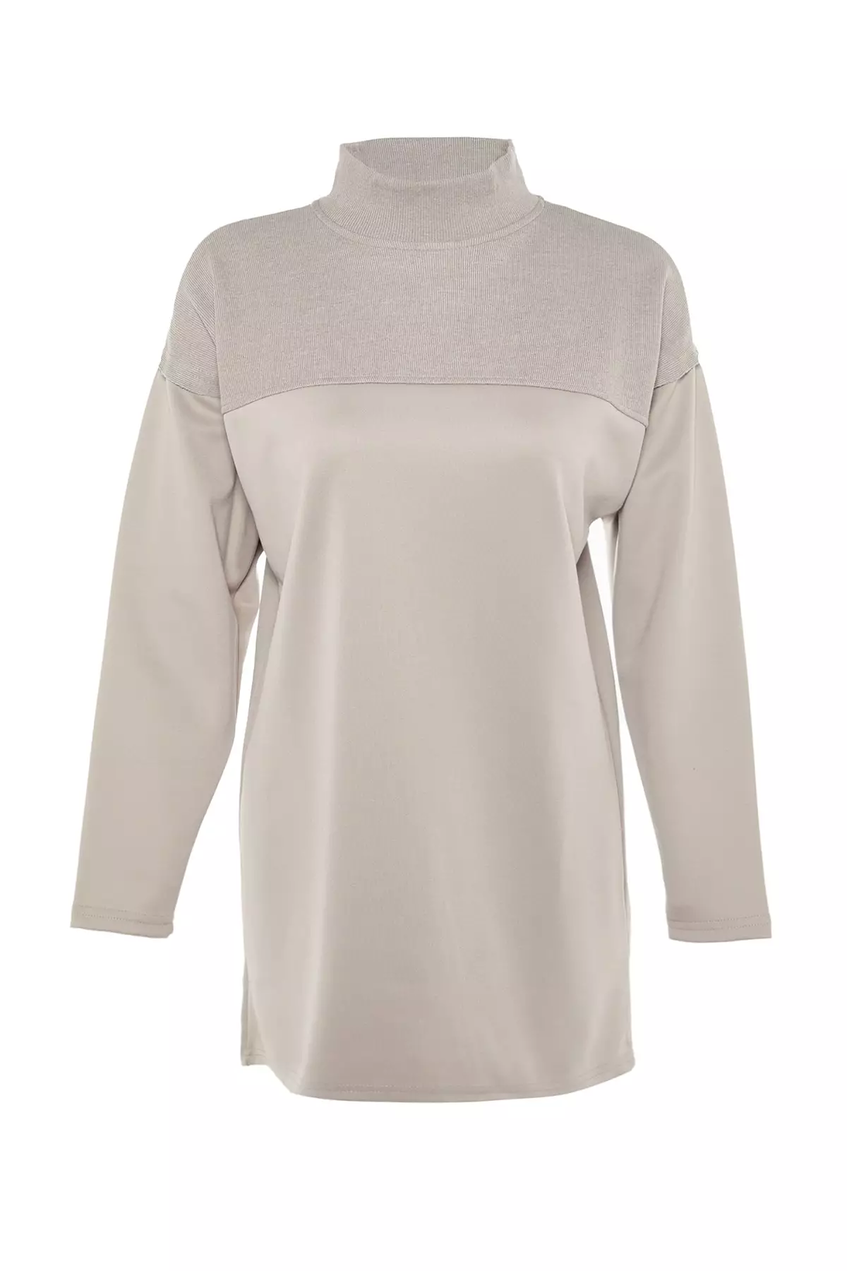 Trendyol MODEST Color Block Knitted Tunic