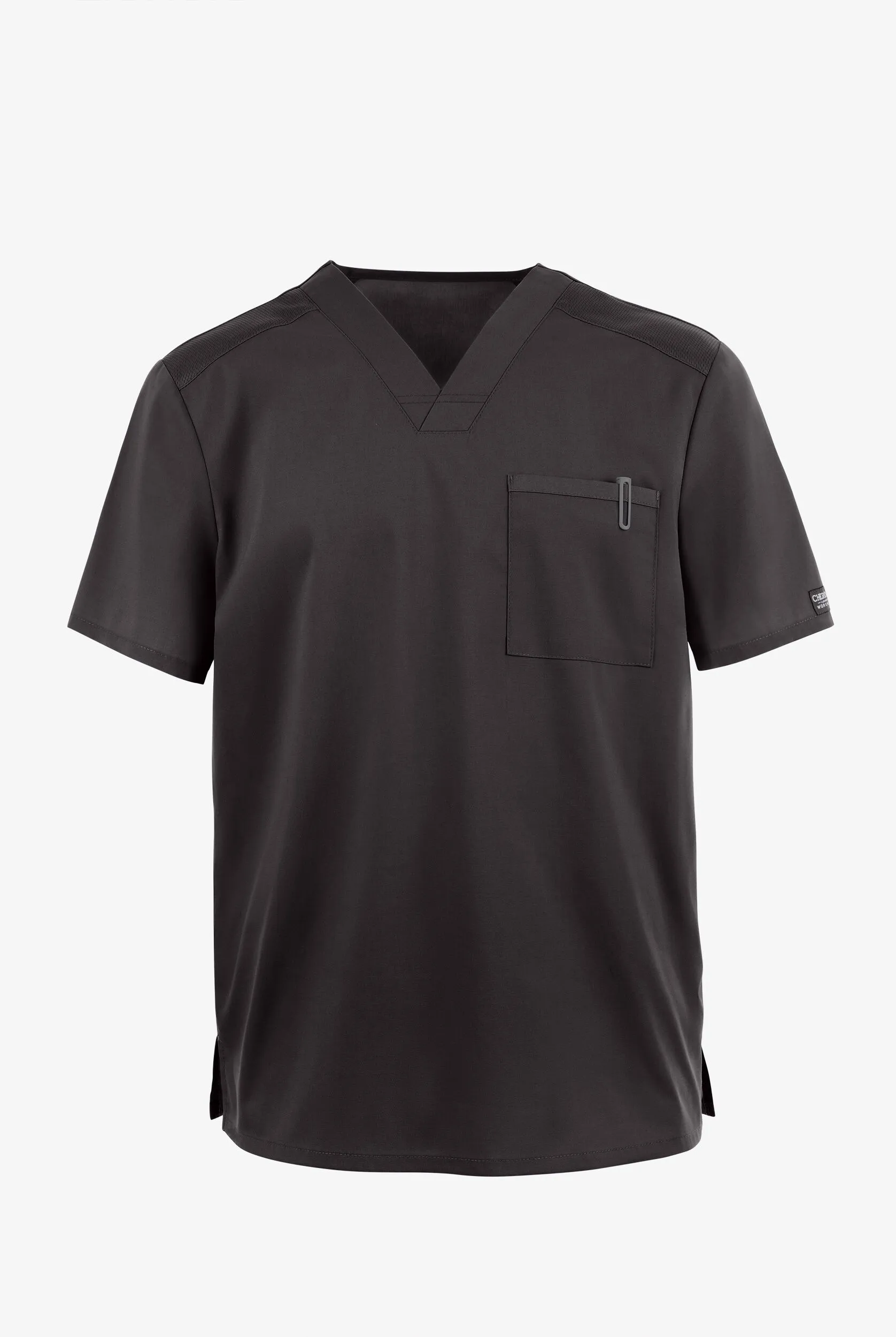 UA Exclusive Cherokee Workwear Professionals Active Men's 1-Pocket STRETCH V-Neck Scrub Top