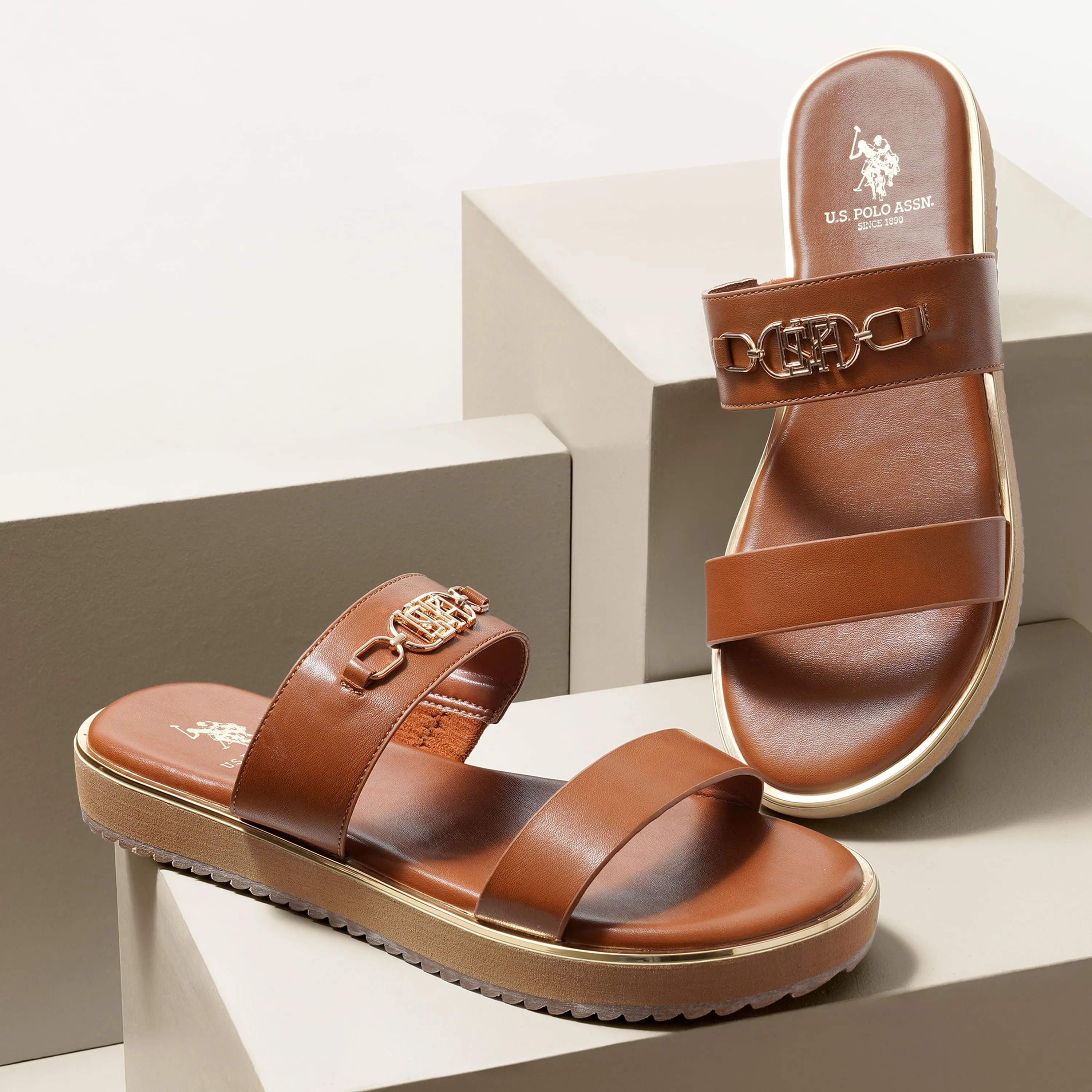 U.S. Polo Assn. Comfort EVA Flat Cinzia Sandals