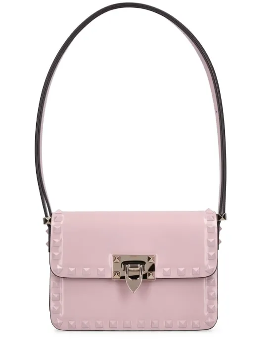 Valentino Garavani   Small Rockstud leather shoulder bag 