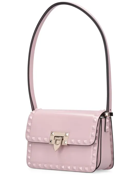 Valentino Garavani   Small Rockstud leather shoulder bag 