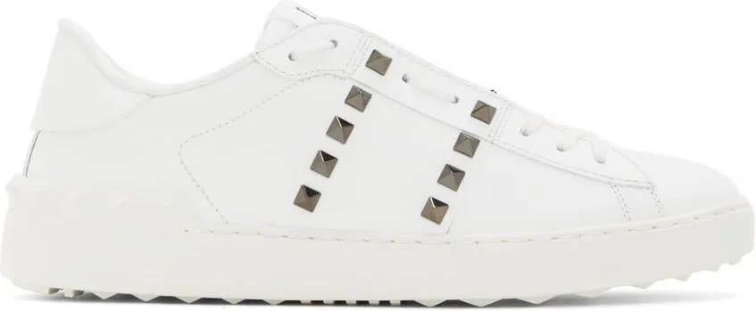 Valentino Garavani White Rockstud Untitled Sneakers