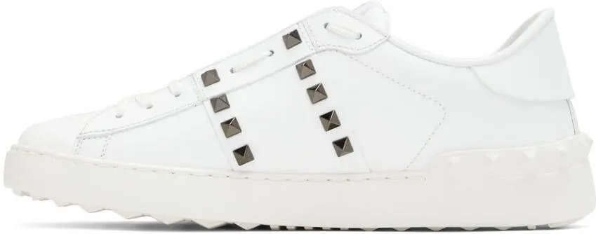 Valentino Garavani White Rockstud Untitled Sneakers