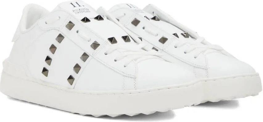 Valentino Garavani White Rockstud Untitled Sneakers