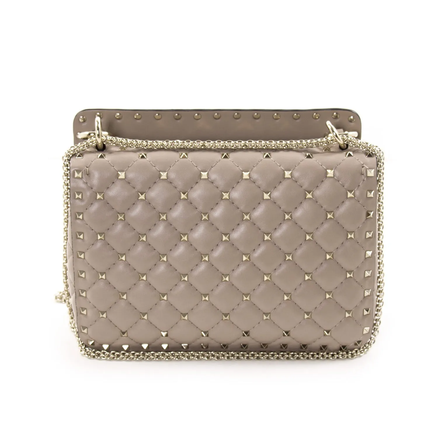 Valentino Rockstud Spike Medium Chain Shoulder Bag