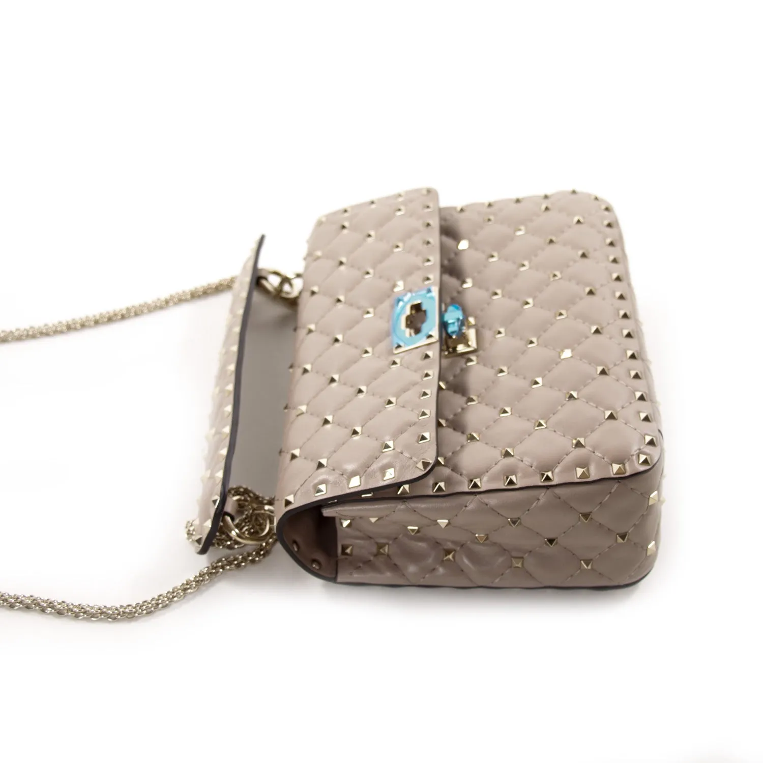 Valentino Rockstud Spike Medium Chain Shoulder Bag