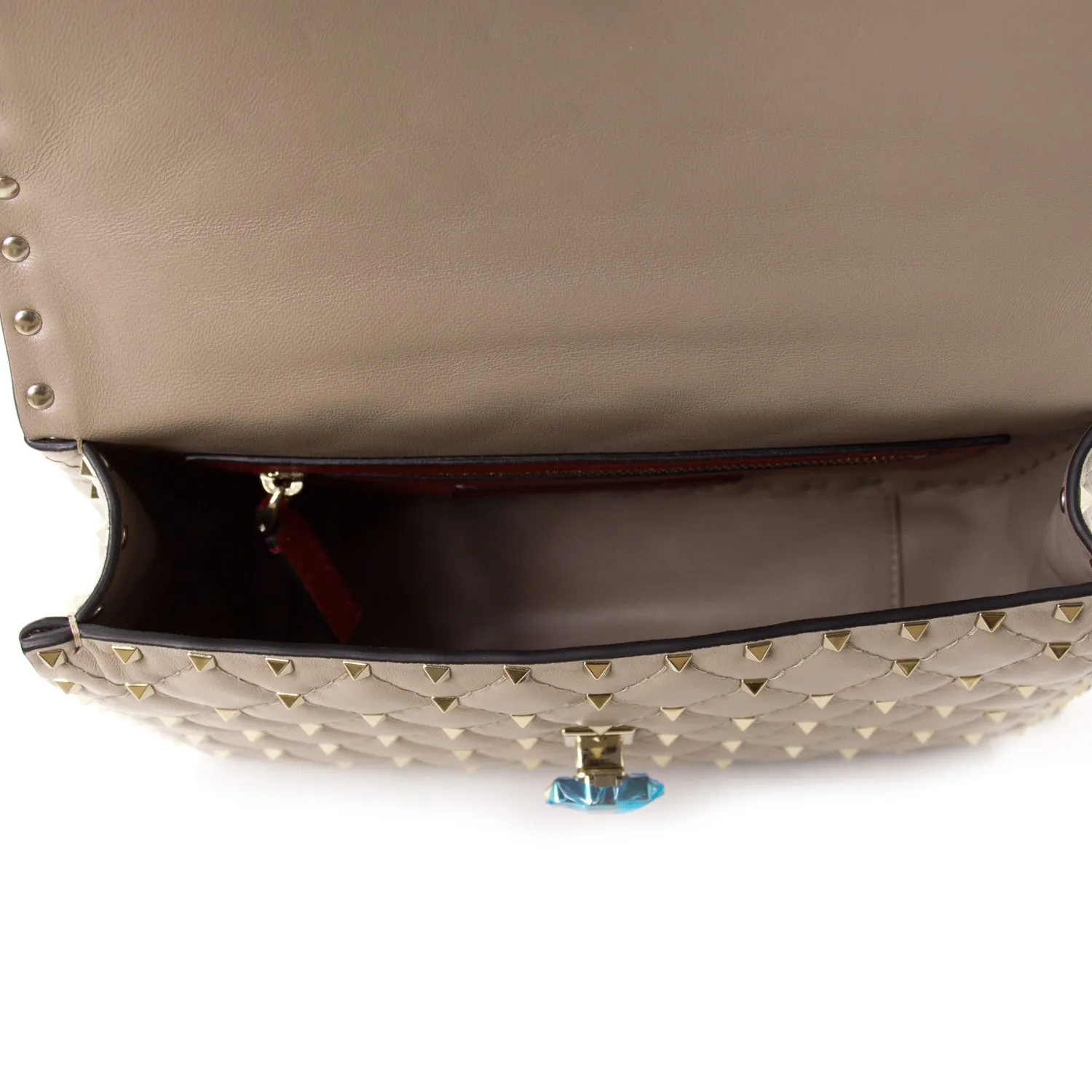 Valentino Rockstud Spike Medium Chain Shoulder Bag