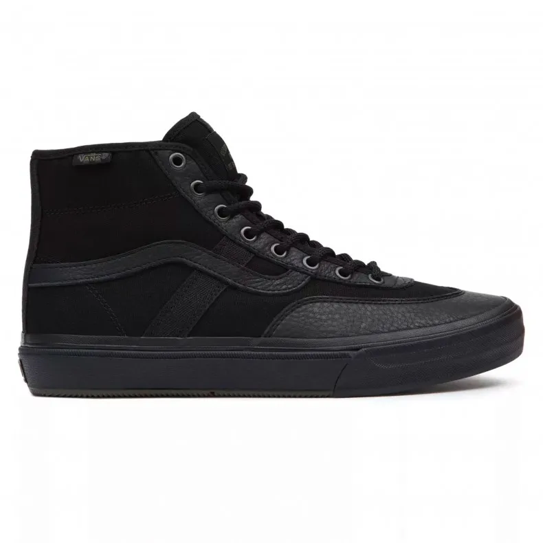 Vans Skate Crockett High (Butter Leather Black/Black)