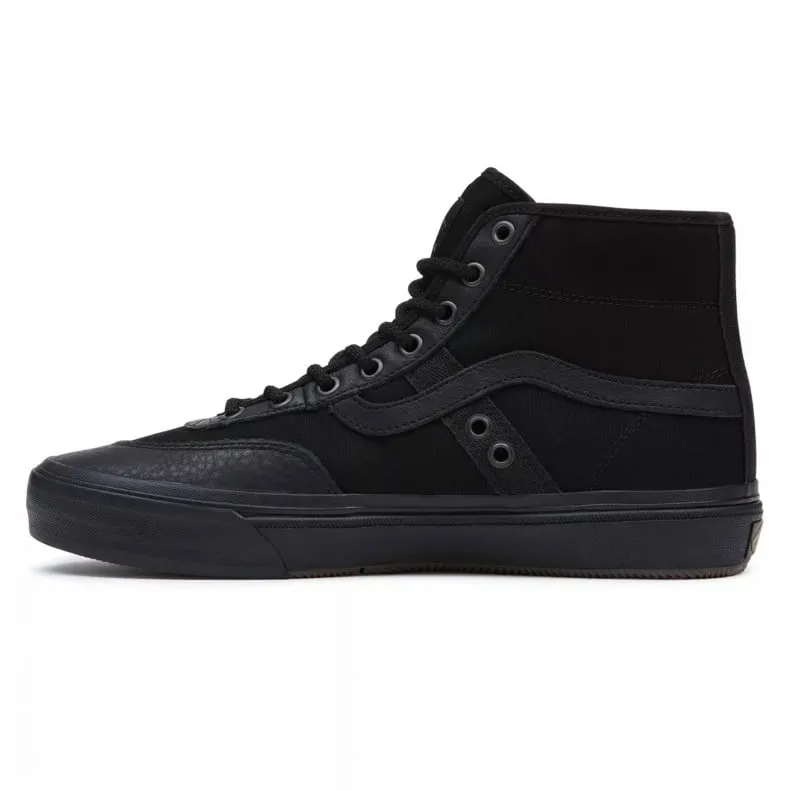 Vans Skate Crockett High (Butter Leather Black/Black)