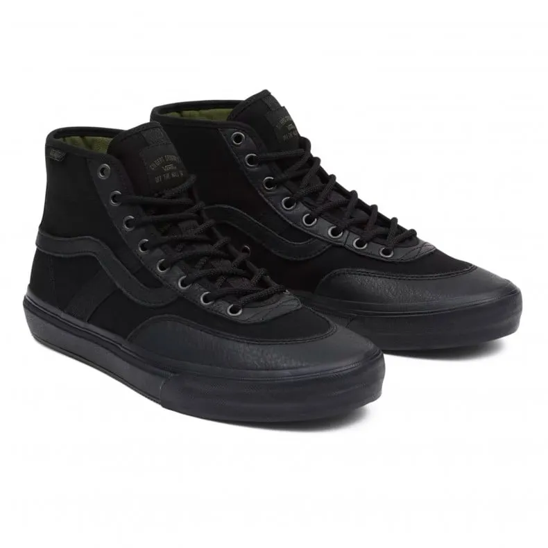 Vans Skate Crockett High (Butter Leather Black/Black)