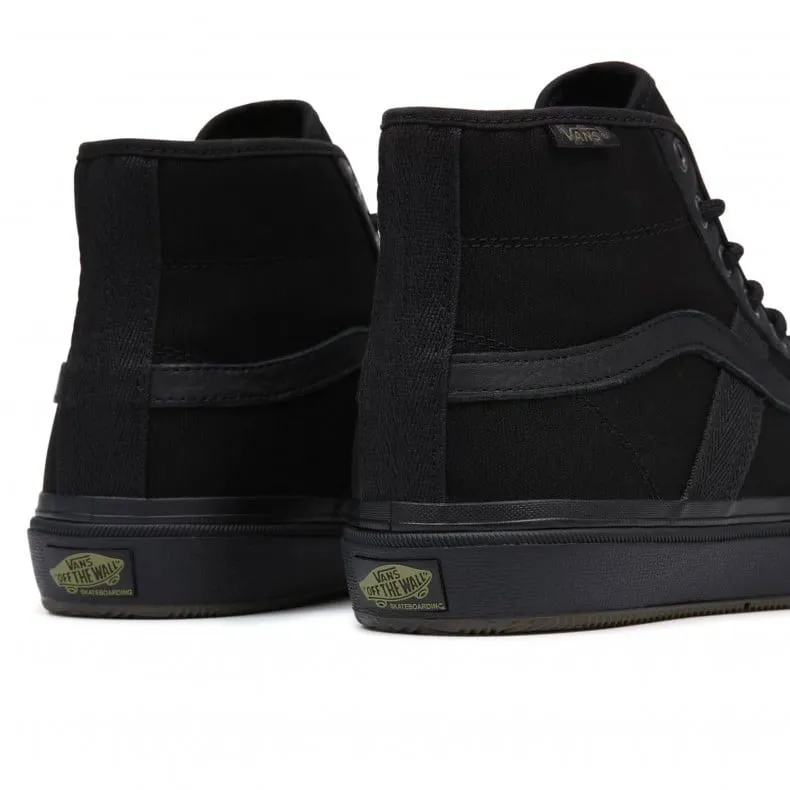 Vans Skate Crockett High (Butter Leather Black/Black)