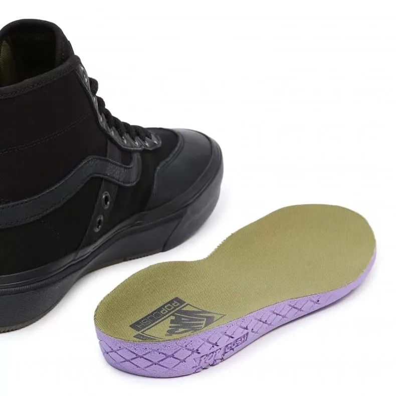 Vans Skate Crockett High (Butter Leather Black/Black)