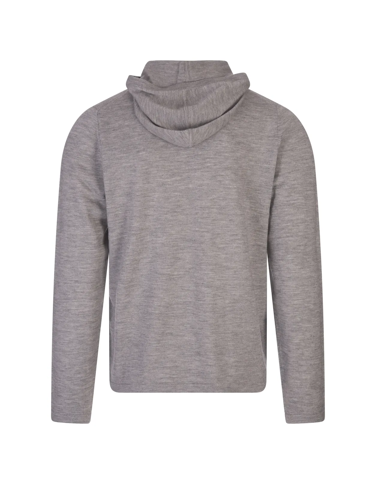 VINCE Grey Hoodie In Wool And Cashmere