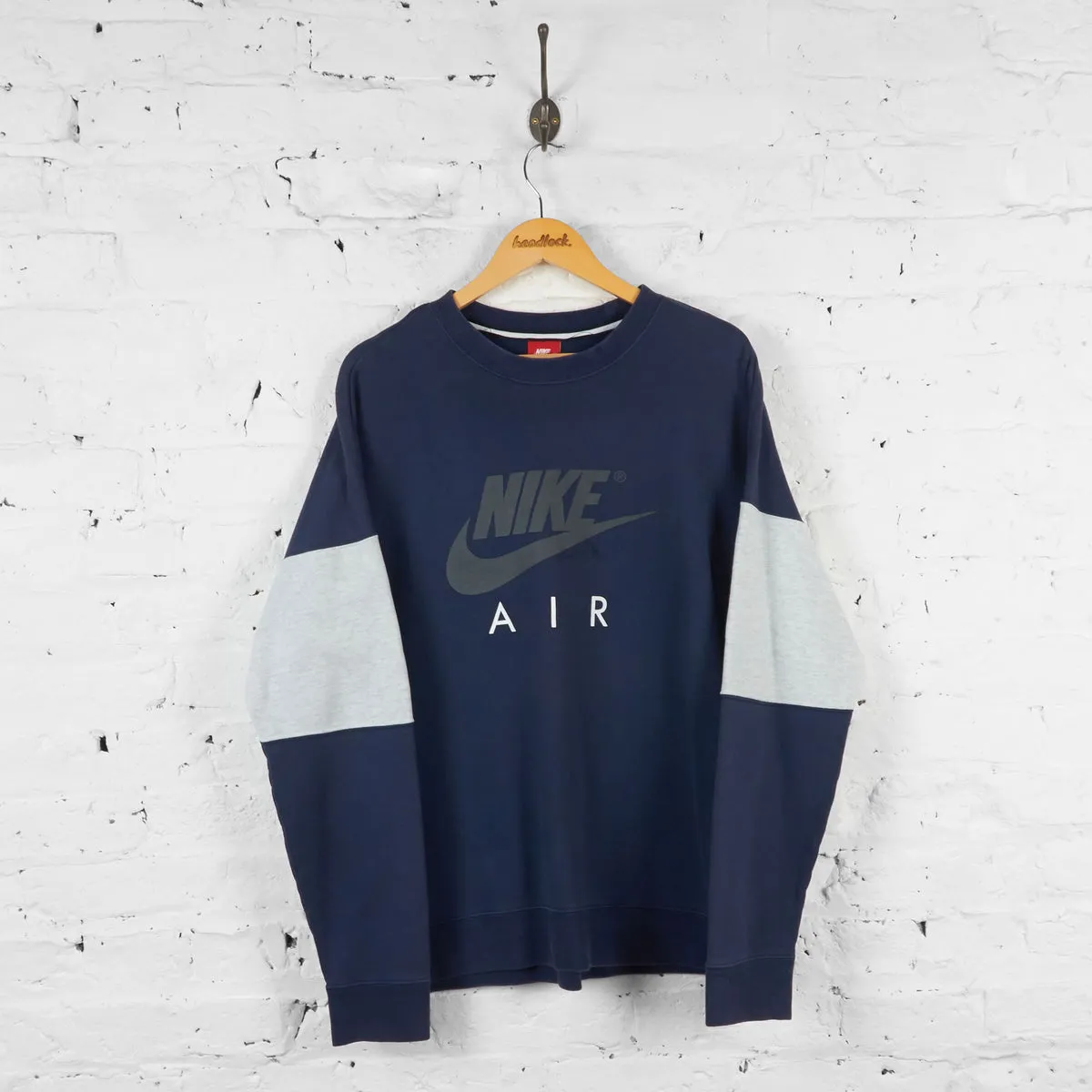 Vintage Nike Sweatshirt - Blue - XL