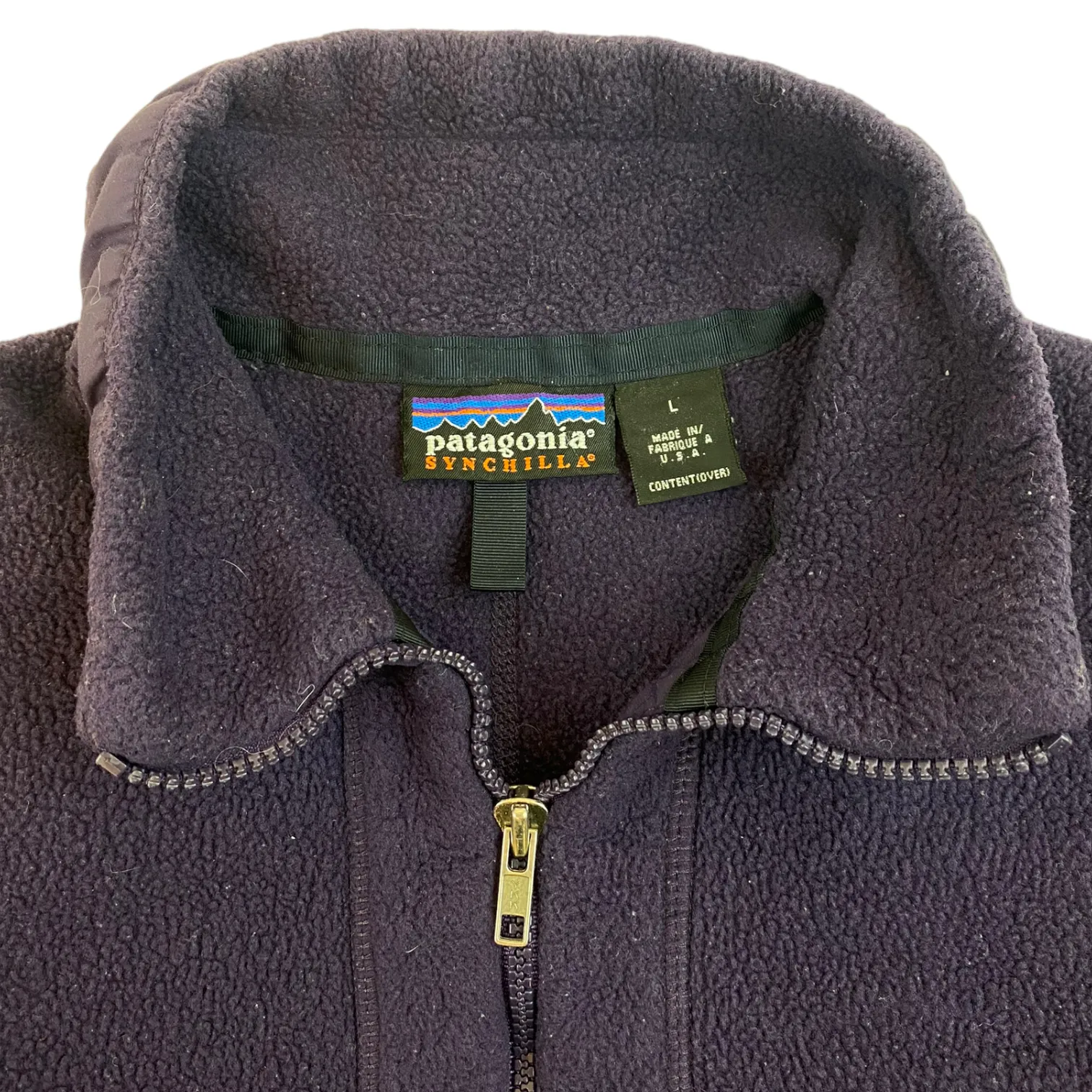 Vintage Patagonia Full Zip Fleece Purple