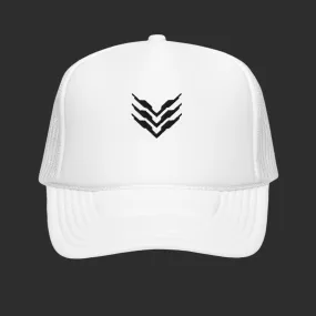 White Millitary Tech Trucker Hat