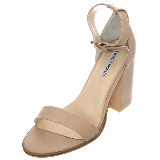 Windsor Smith Womens Alexis Nougat Golden Beige Sandals