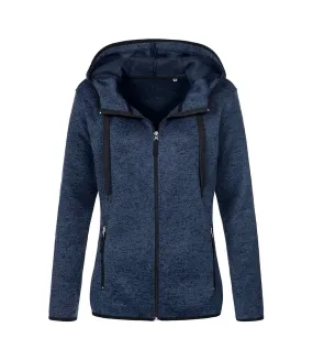 Womens/ladies active knitted fleece blue Stedman