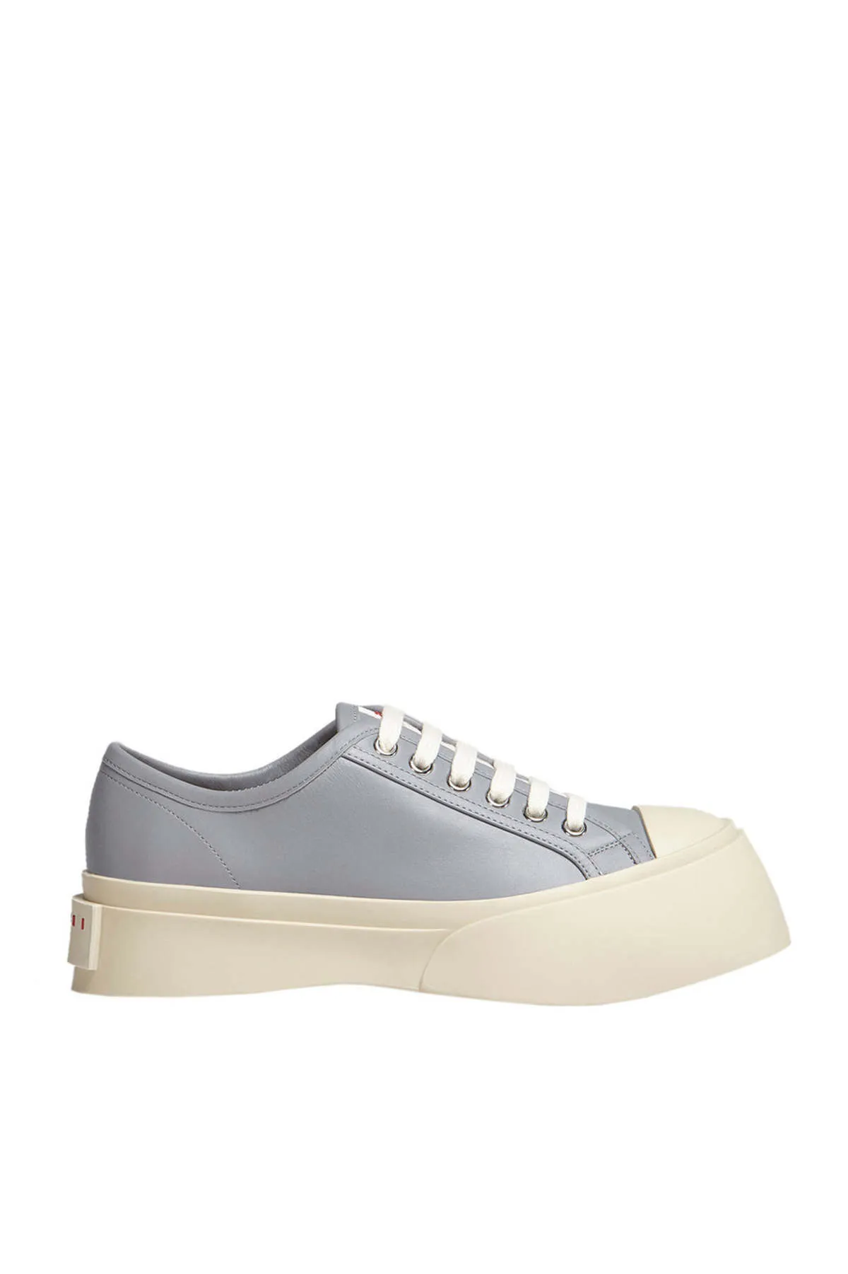 Women's Leather Pablo Lace-Up Sneakers - Gray