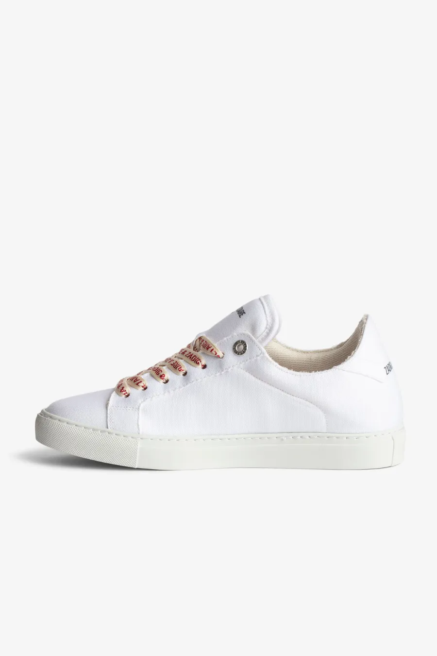 Zadig And Voltaire La Flash Lips Sneakers Blanc