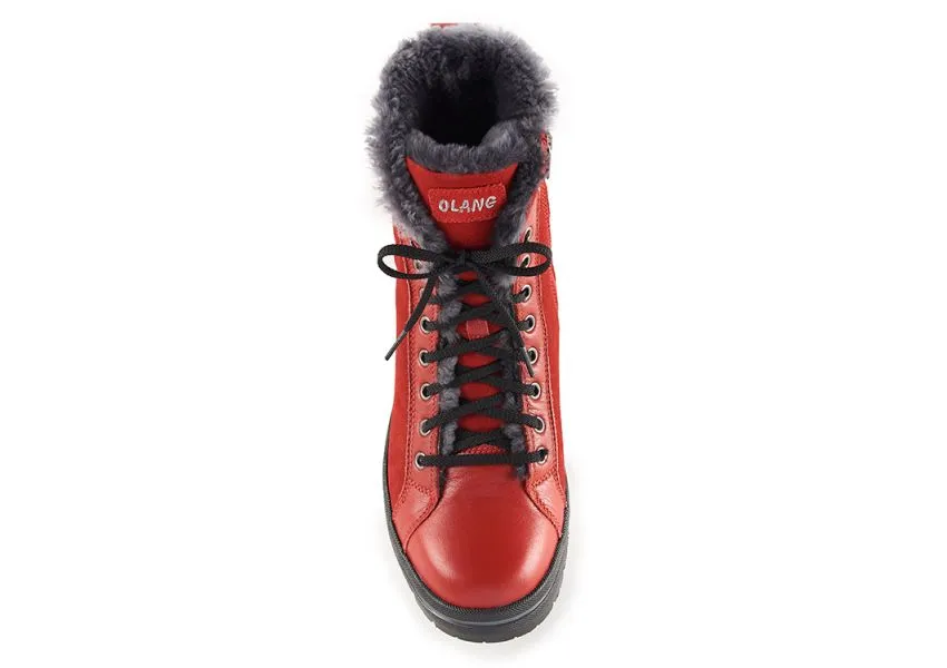 Zaide Red Winter Boot