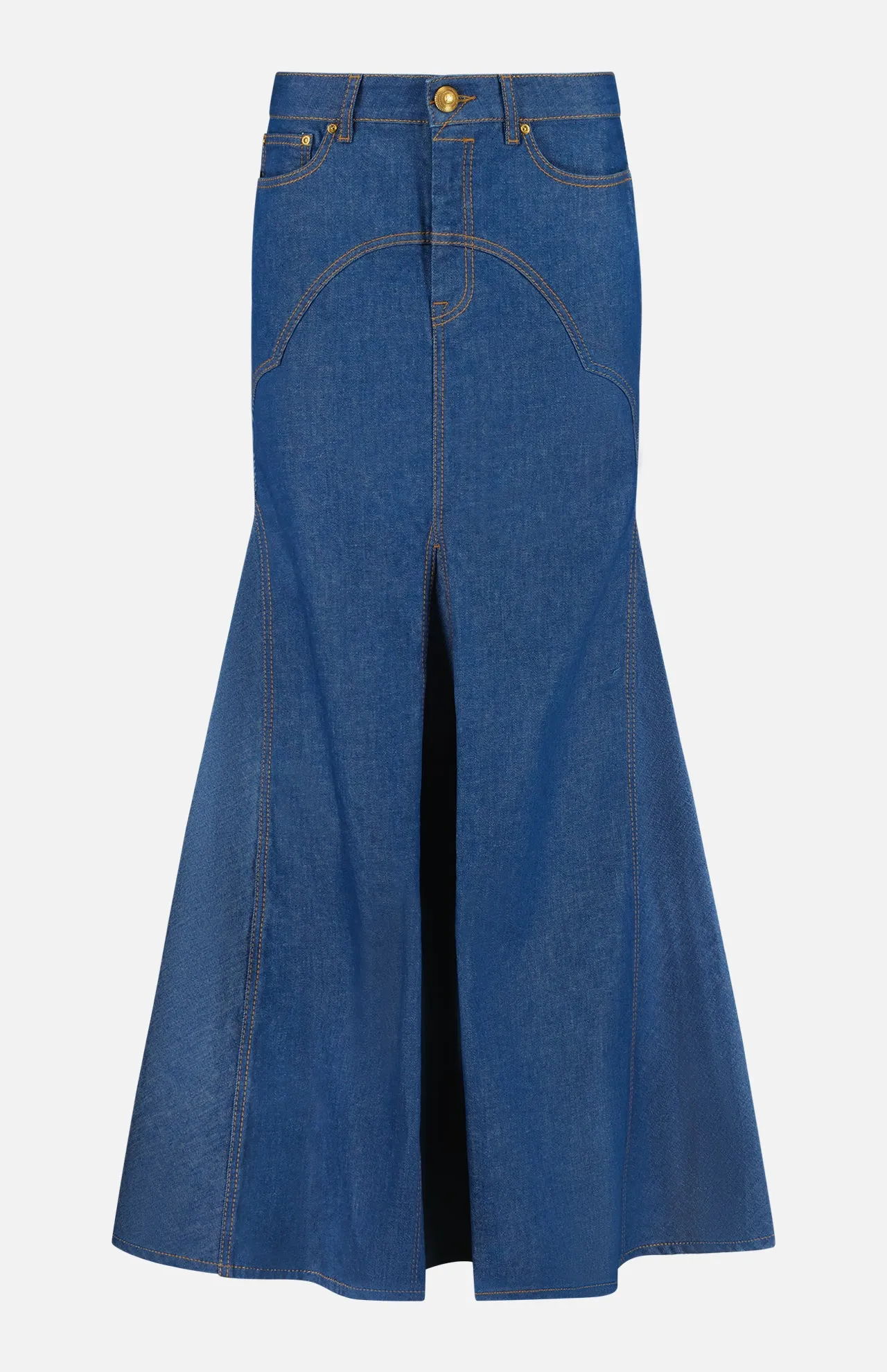    ZIMMERMANN   Denim Maxi Skirt